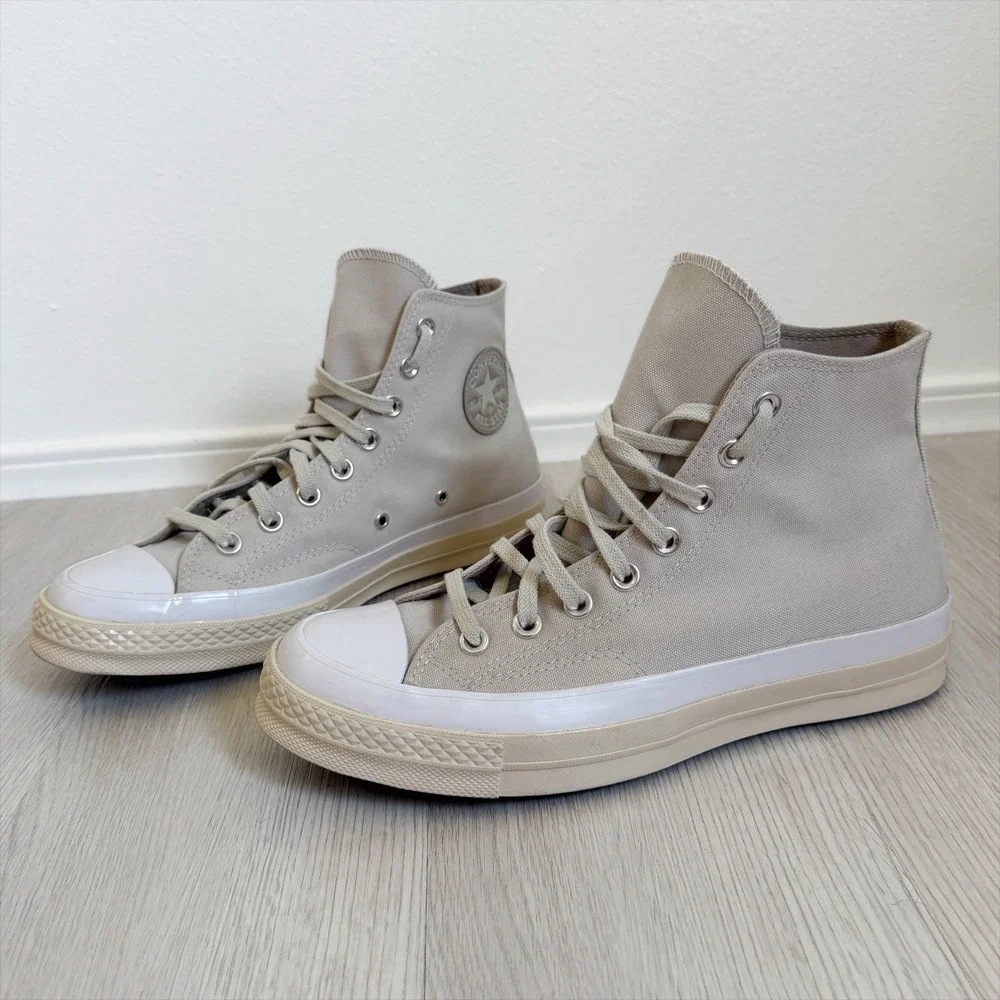 Converse Chuck 70 Hi A00727C Womens 9 Unisex Mens 7 Light Bone Papyrus Neutral